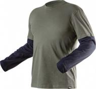 Футболка NEO tools Camo р. XXL рост 5-6 81-616 оливковый
