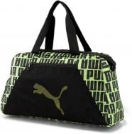 Спортивная сумка Puma AT ESS GRIP BAG 7736604 черный с салатовым