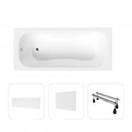 Ванна акриловая Helmken Edelva 973069A4E5 149,5х70 см комплект 4 в 1