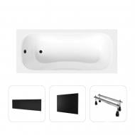 Ванна акриловая Helmken Edelva 4442113N1S 149,5х70 см комплект 4 в 1