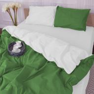 Комплект постельного белья Green Diego 175х210 см бело-зеленый MirSon