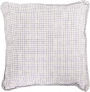 Подушка декоративная Сиреневая клетка 45x45 см сиреневый Прованс