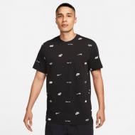 Футболка Nike M NSW TEE CLUB+ AOP FD1279-010 р.XL черный