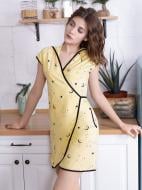 Халат женский Roksana Star magik 806/16015 р. 44 желтый с черным