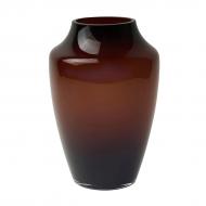 Ваза стеклянная Эллада 25 см VB-06 DARK AMBER