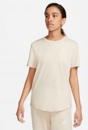 Футболка Nike W NSW TEE CLUB DX7902-126 р.L бежевый