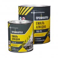 Эмаль алкидная ПРОМФАРБА ПФ-115 графит глянец 25 кг