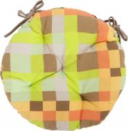 Подушка на стілець Кругла в клітинку d 40 La Nuit