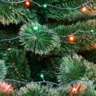 Электрогирлянда линейная разноцветная 50 ламп 4 м