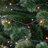 Электрогирлянда линейная разноцветная 100 ламп 8 м