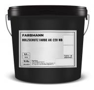 Краска акриловая Farbmann Holzschutz HS Farbe AK-220 WB полумат база С 2,7 л