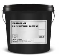 Фарба акрилова Farbmann Holzschutz HS Farbe AK-220 WB напівмат база С 9 л