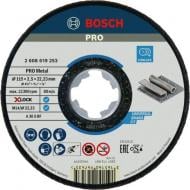 Круг отрезной Bosch X-Lock PRO Metal 115х2,5x22,23 мм 1 шт. 2608619253