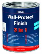 Эмаль PUFAS Защитная Wall-Protect 3 в 1 шелковистый мат 0,75 л