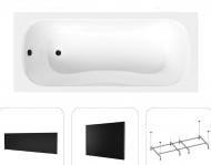 Ванна акриловая Helmken Edelva 16045R70X2 170х70 см комплект 4 в 1 Ванна акриловая Helmken Edelva 16045R70X2 170х70 см комплект 4 в 1