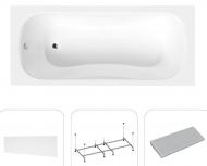 Ванна акриловая Helmken Edelva 0840655S5X 170х70 см комплект 4 в 1 Ванна акриловая Helmken Edelva 0840655S5X 170х70 см комплект 4 в 1