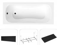 Ванна акриловая Helmken Edelva 7415273GD2 170х70 см комплект 4 в 1 Ванна акриловая Helmken Edelva 7415273GD2 170х70 см комплект 4 в 1