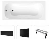 Ванна акриловая Helmken Edelva 19A49593A2 170х70 см комплект 4 в 1