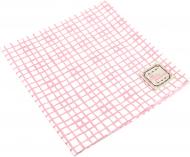 Салфетка Прованс Розовая клетка 40x40 см розовый