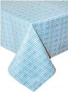 Скатерть Клетка 140x140 см голубой Прованс