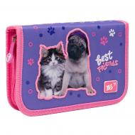 Пенал школьный HP-02 Keith Kimberlin YES разноцветный принт