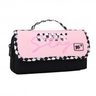 Пенал школьный PH-2-2 Stay awesome YES разноцветный принт