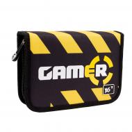 Пенал школьный HP-04 Never Quit YES разноцветный принт