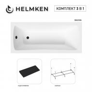 Ванна акриловая Helmken Luna F3X7123368 137,5х70 см комплект 3 в 1