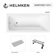 Ванна акриловая Helmken Luna 0546F832P1 137,5х70 см комплект 3 в 1