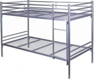 Кровать двухъярусная AMF АМФ-1 90x200 см алюминий Кровать двухъярусная AMF АМФ-1 90x200 см алюминий