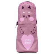 Пенал школьный PM-M3 Cat Stay kind YES разноцветный принт