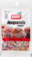 Посыпка кондитерская BADIA Цветные шарики Nonpareils 28 г