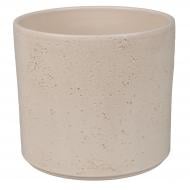 Кашпо керамика PILLAR LAVA 21,6х18см круглый кремовый Spang (1032797)