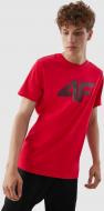 Футболка 4F TSHIRT M0877 4FAW23TTSHM0877-62S р.S красный