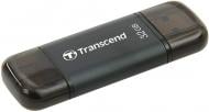 Флеш-пам'ять USB Transcend JetDrive Go 300 32 ГБ USB 3.1/Lightning black (TS32GJDG300K)