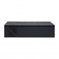 Тумба под умывальник Aqua Rodos MANHATTAN антрацит мат со столешницей Namibia Black 120 см