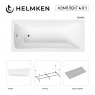 Ванна акриловая Helmken Luna 82T329613S 149,5х70 см комплект 4 в 1
