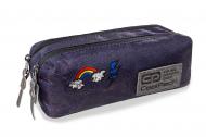 Пенал на 2 замки Edge Sparkling Badges B69086 CoolPack фіолетовий