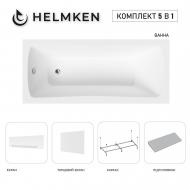 Ванна акриловая Helmken Luna 467224B3P0 149,5х70 см комплект 5 в 1
