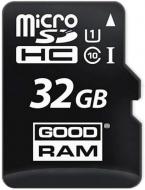 Карта памяти Goodram microSDHC 32GB Class 10 UHS I + adapter