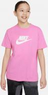 Футболка Nike G NSW TEE FUTURA SS BOY FD0928-620 р.XS рожевий