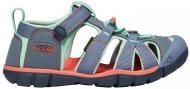 Сандалии для девочекдетскиедля мальчиков Keen Seacamp II CNX р.4Y р.36 серый (1022990.f. stone/ocean wave)
