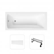 Ванна акриловая Helmken Luna 7592A30R03 159,5х70 см комплект 3 в 1