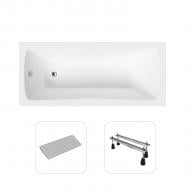 Ванна акриловая Helmken Luna 944715N2E7 159,5х70 см комплект 3 в 1