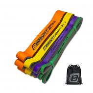 Набор лент для фитнеса EasyFit 2-45 кг (4 шт) EF-2454s разноцветный