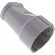 Гніздо штепсельне Quantum QM-9PF01 без заземлення 220В 10А IP20 ABS-пластик білий