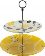 Блюдо 2-ярусне Кільця