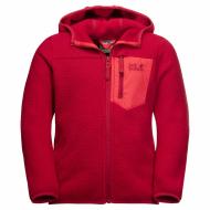 Джемпер Jack Wolfskin ICE CLOUD HOOD JACKET K 1609231-2210 р. 128 красный