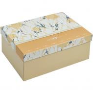 Коробка подарочная Соніліка светло оранжевая "Подснежники" 21x14x8см 1103460842
