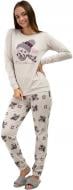 Пижама женская Roksana 1034/16149 р. 3XL бежевый с рисунком